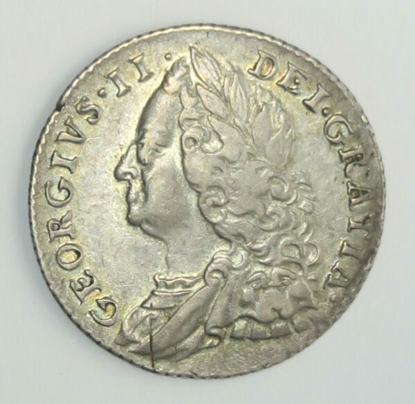 George II Sixpence 1758 VF