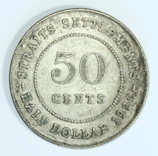 Straits Settlements 50 Cent 1920