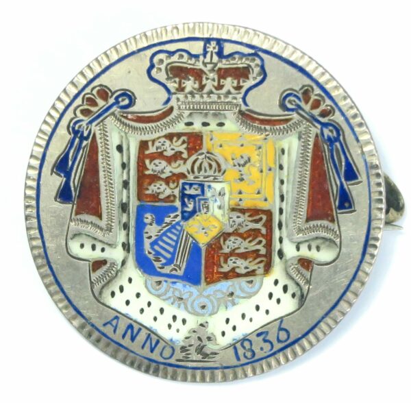 Enameled 1836 Halfcrown