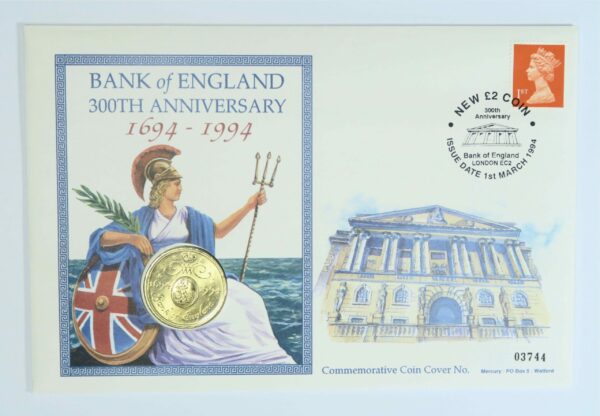 British £2 FDC 1694-1994