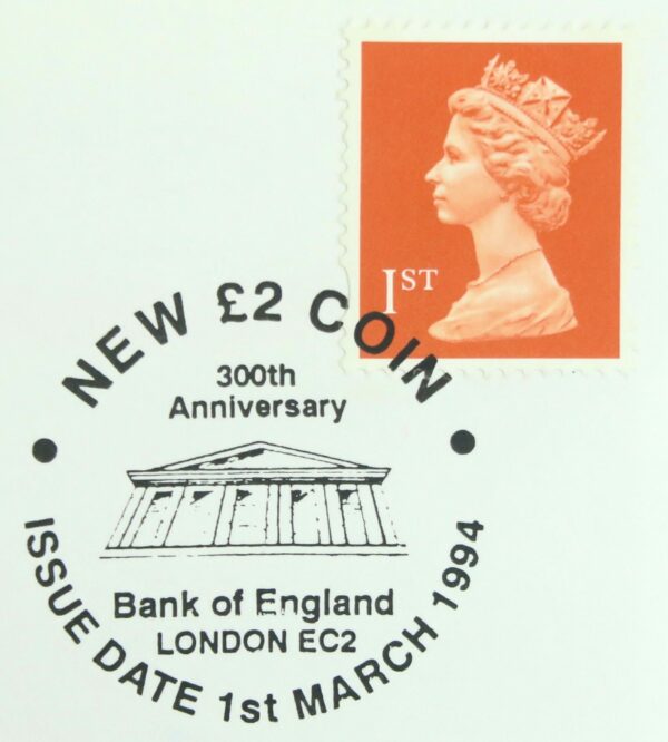 British £2 FDC 1694-1994