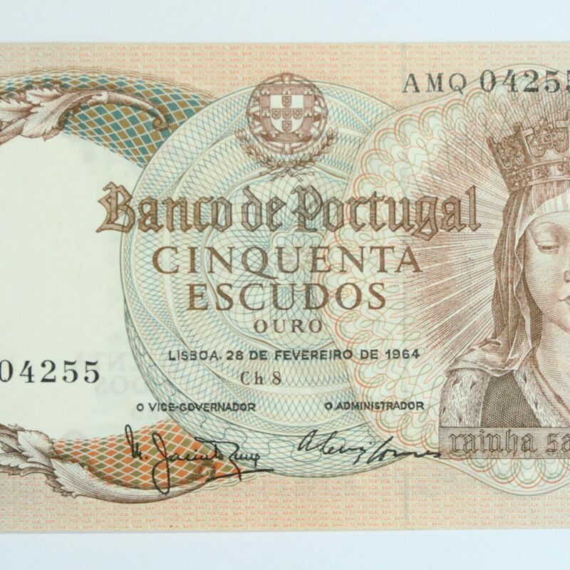 Portugal 50 Escudos 1964 Unc