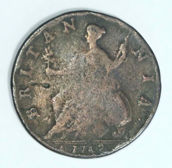 Gorge II, Halfpenny 1742
