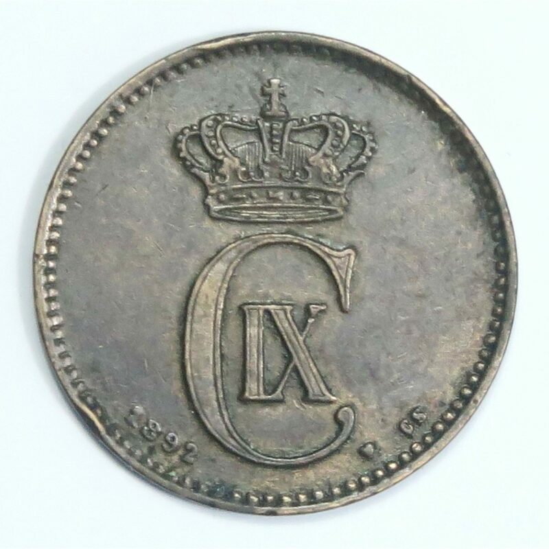 Denmark 2 Ore 1892 Scarce