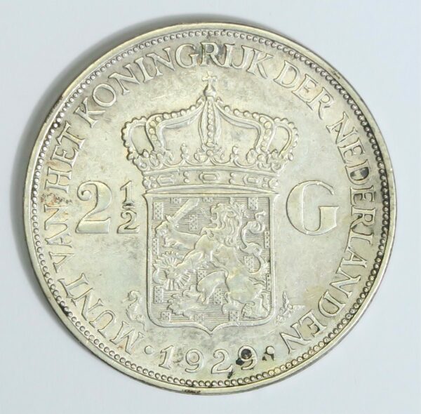Netherlands 2-1/2 Gulden 1929
