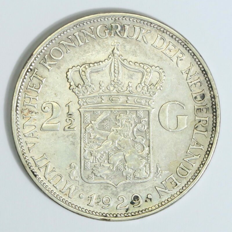 Netherlands 2-1/2 Gulden 1929