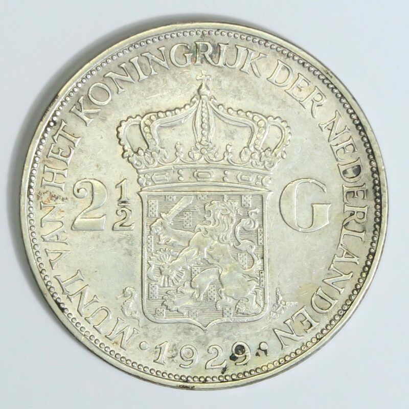 Netherlands 2-1/2 Gulden 1929