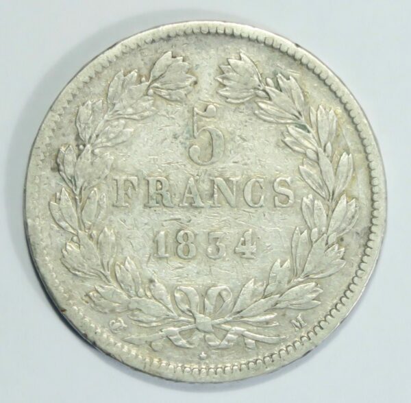 5 Francs 1834 Toulouse