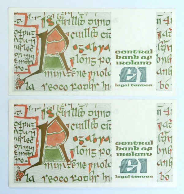 Ireland £1 Pair 1980