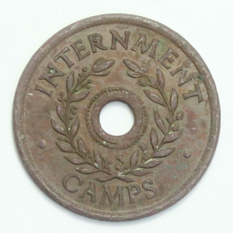 WWII Internment Camp Token