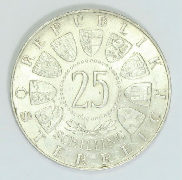 Austria 25 Schillings 1957