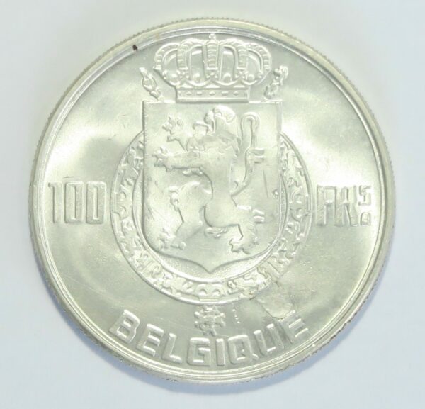 Belgium 100 Francs 1954