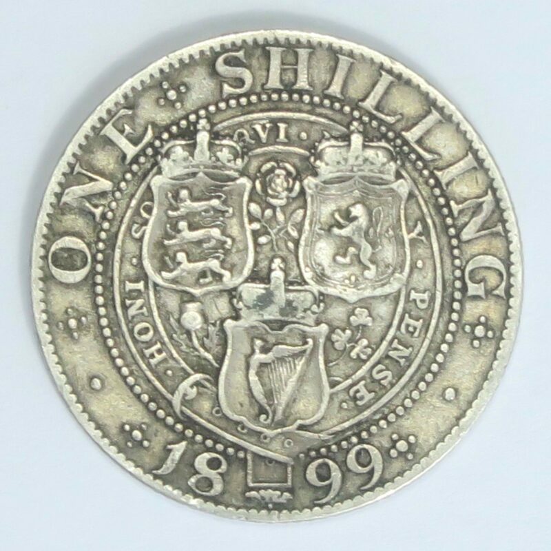 1899 Shilling gFine-VF