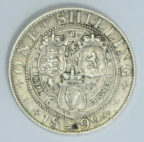 Victoria Shilling 1899, Fine-VF