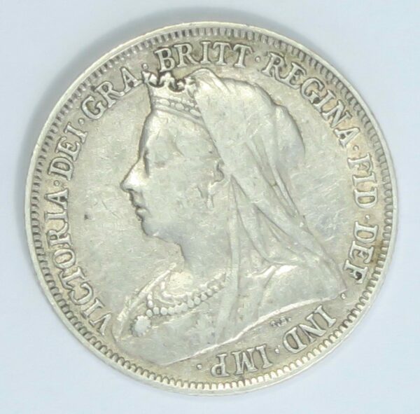 Victoria Shilling 1899, Fine-VF