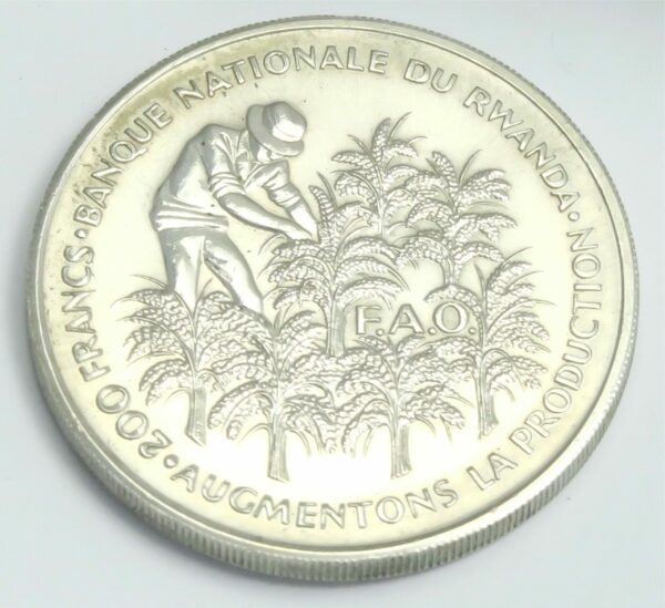 Rwanda 200 Francs 1972