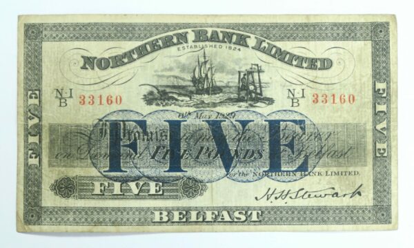 Belfast £5 1929 banknote