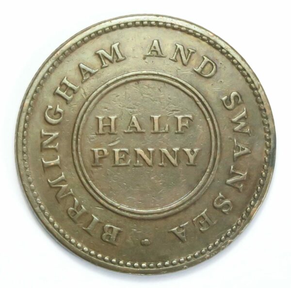 Birmingham & Swansea Halfpenny 1811
