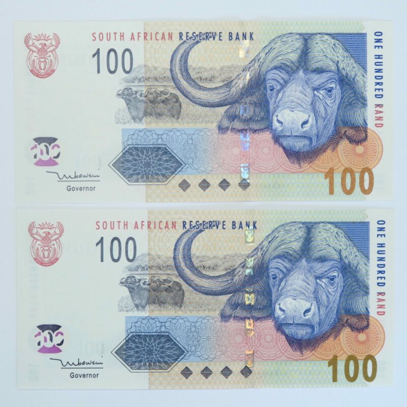 Sth Africa 100 Rand 2005 AA
