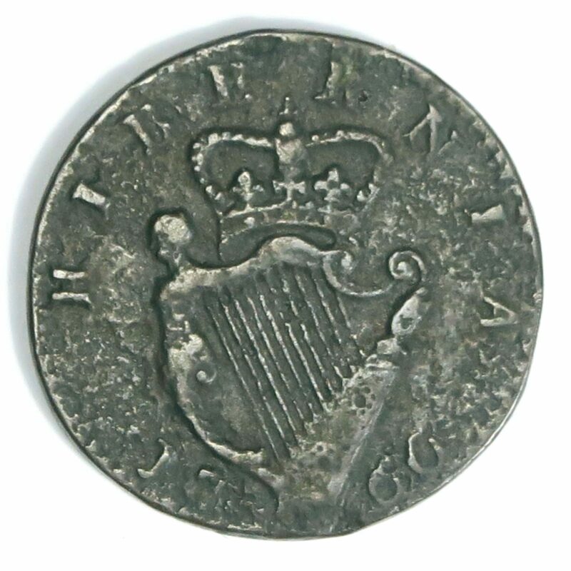 Irish George II  Farthing 1760