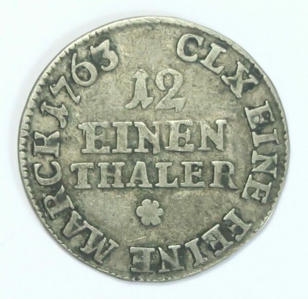 1 Saxony 12 Einen Thaler 1763