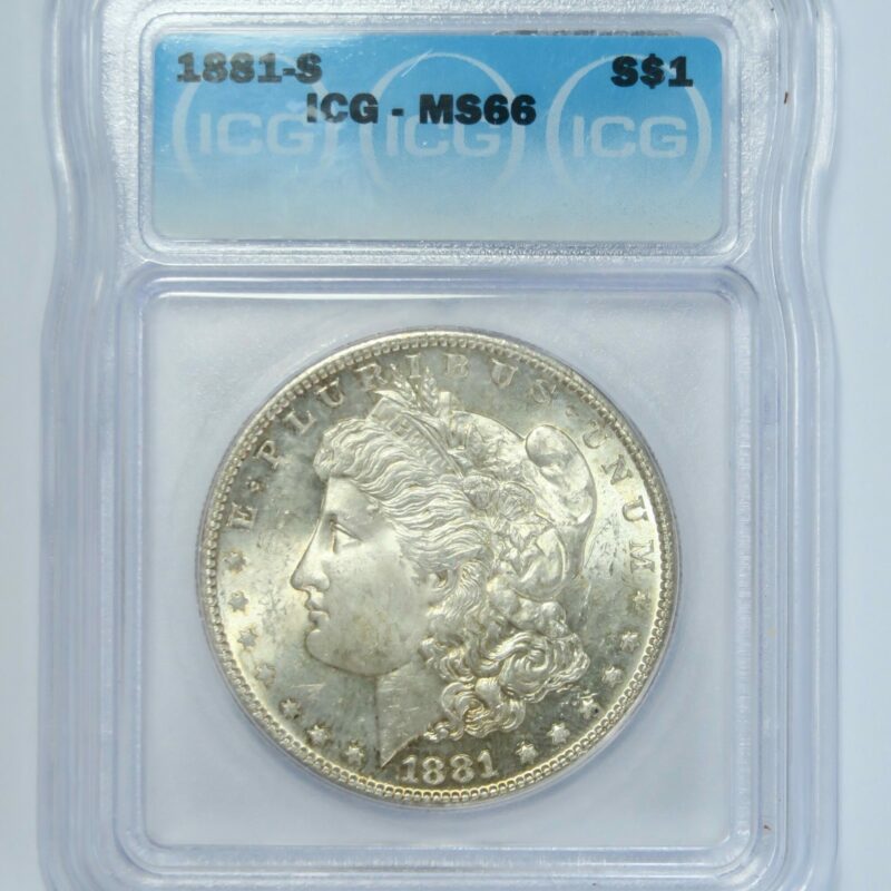 Morgan Dollar 1881s MS66