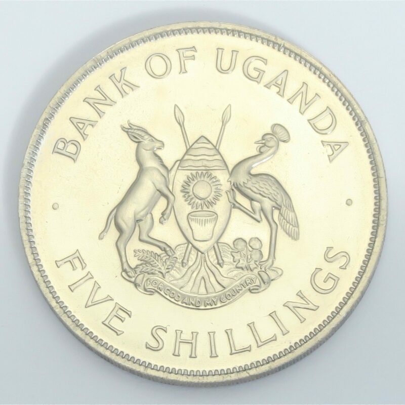 Uganda 5 Shillings 1968 Proof
