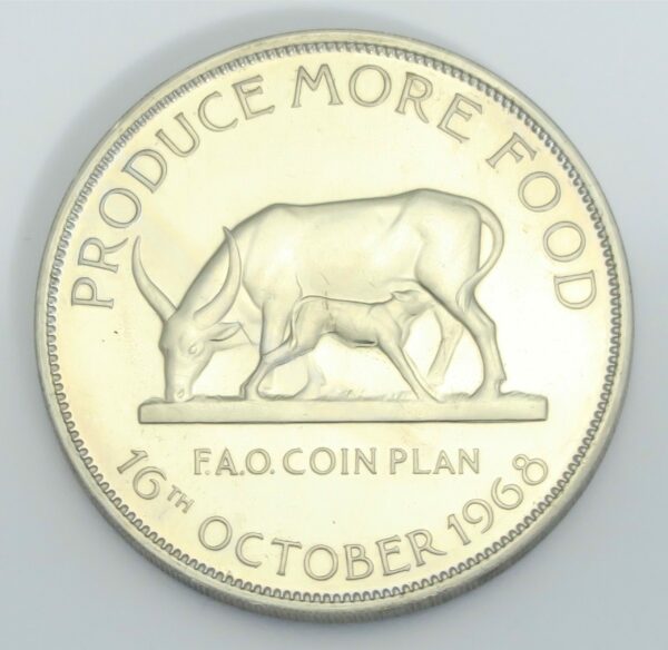 Uganda 5 Shillings 1968 Proof