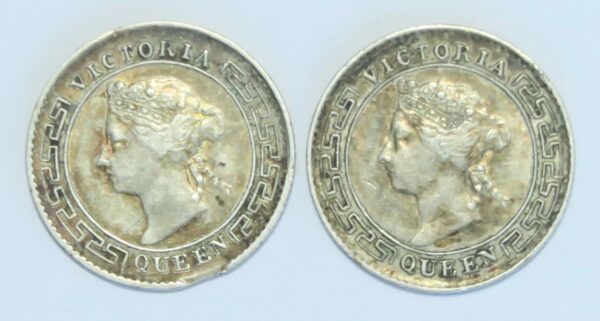 Ceylon 10 Cents 1900 Queen Victoria