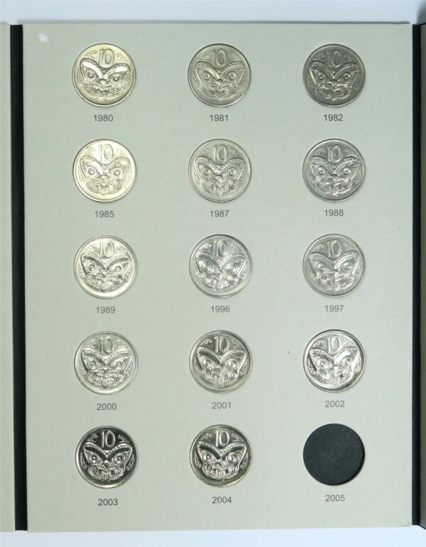NZ Ten Cent Collection 1967-2005