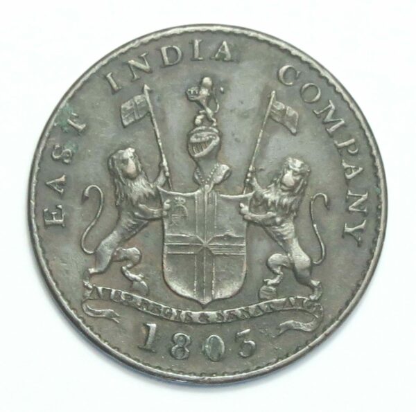 Madras Presidency 5 Cash 1803
