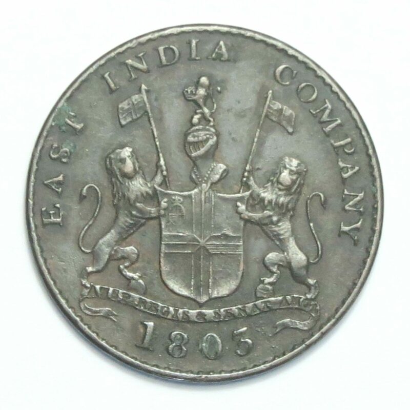 Madras Presidency 5 Cash 1803