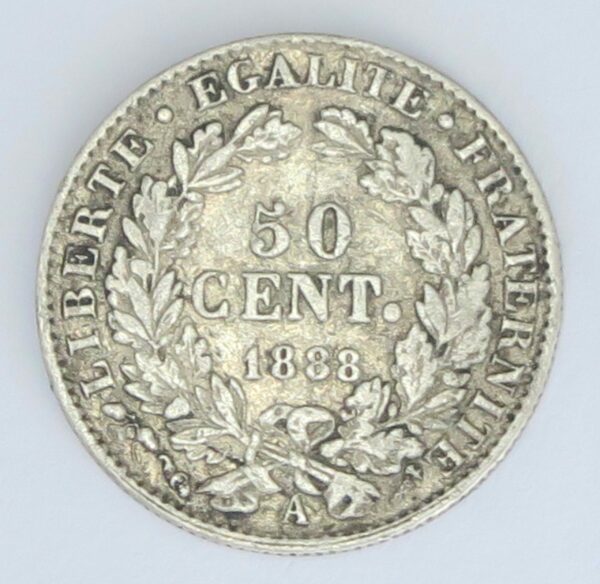 France 50 Centimes 1888A