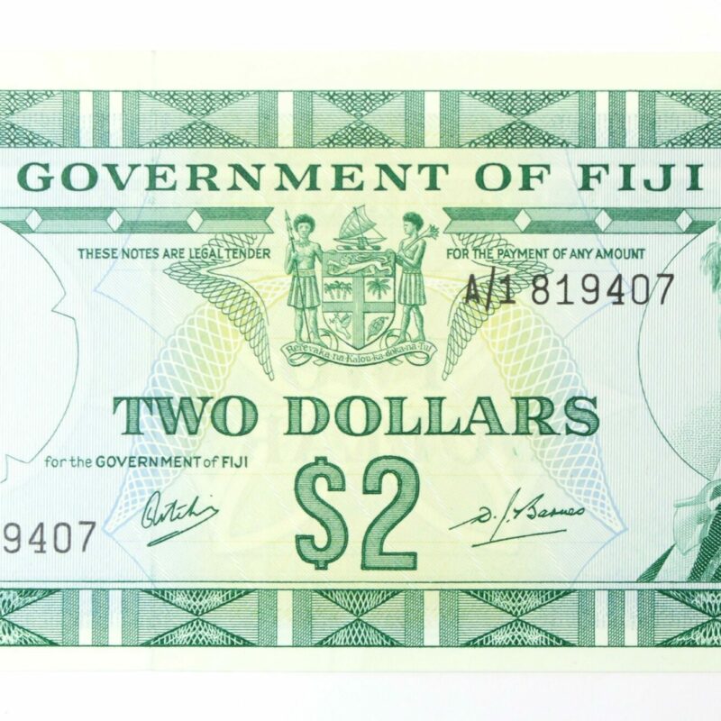 Fiji Two Dollars 1968