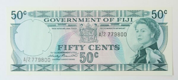 Fiji Fifty Cents 1971 Unc.