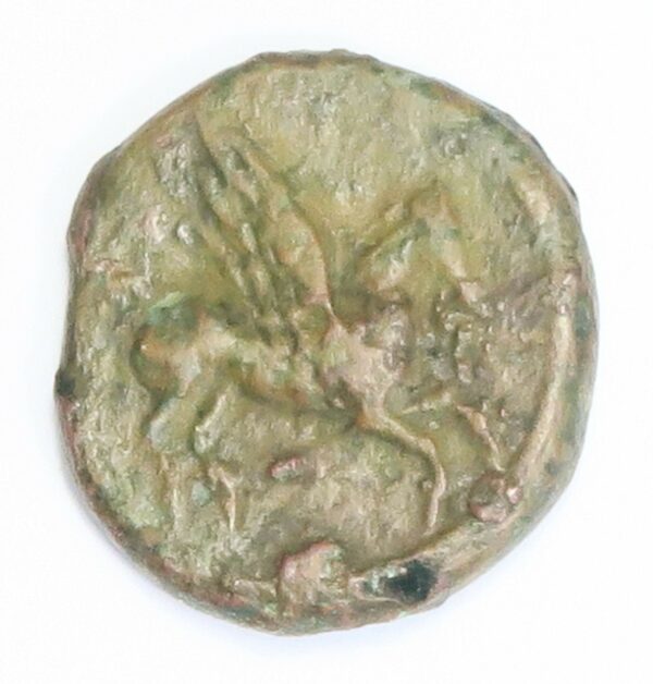 Corinth,Greece,Bronze semis, 14-33 A.D.