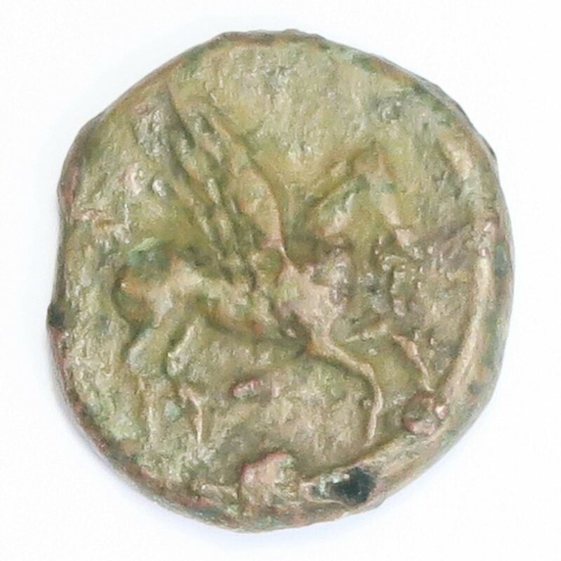 Corinth,Greece,Bronze semis, 14-33 A.D.