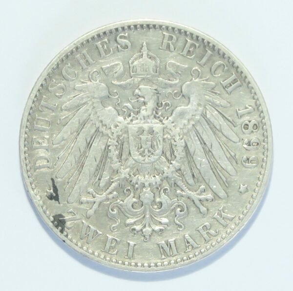 Prussia 2 Marks 1899A