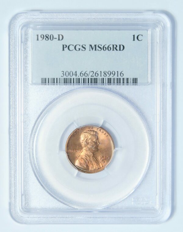Lincoln Cent MS66RD
