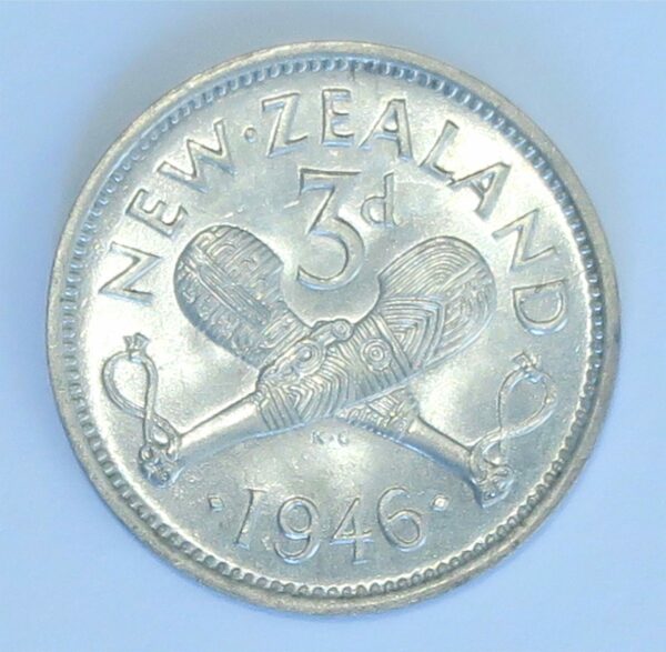 1946 Threepence Unc