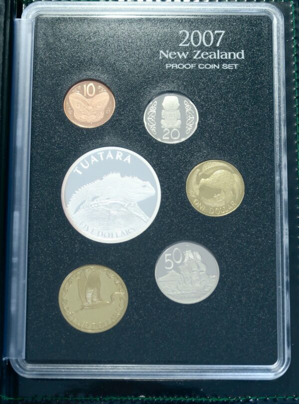 Tuatara Proof Coin Set 2007