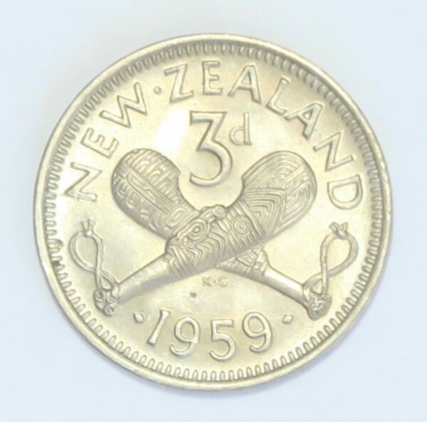 1959 Threepence Unc