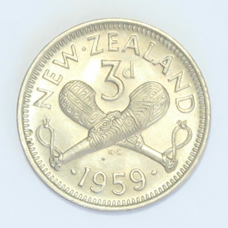 1959 Threepence Unc