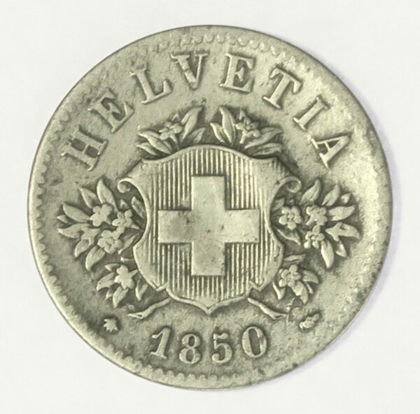 Switzerland 10 Rappen 1850