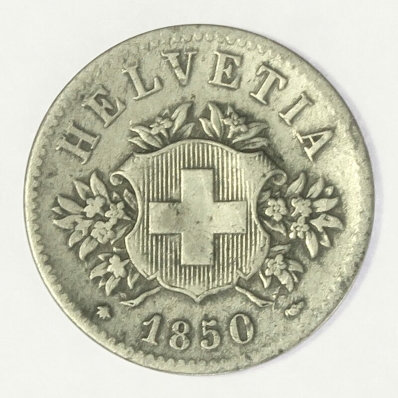 Switzerland 10 Rappen 1850