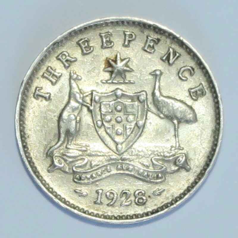 Australian 1928 Threepence