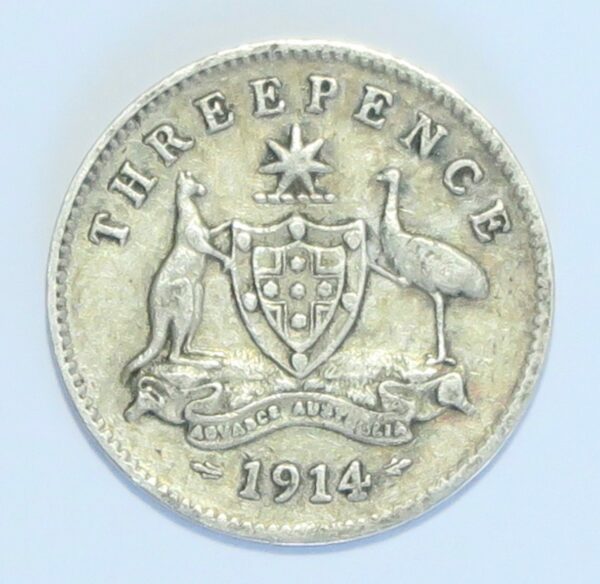 1914 Threepence London Mint