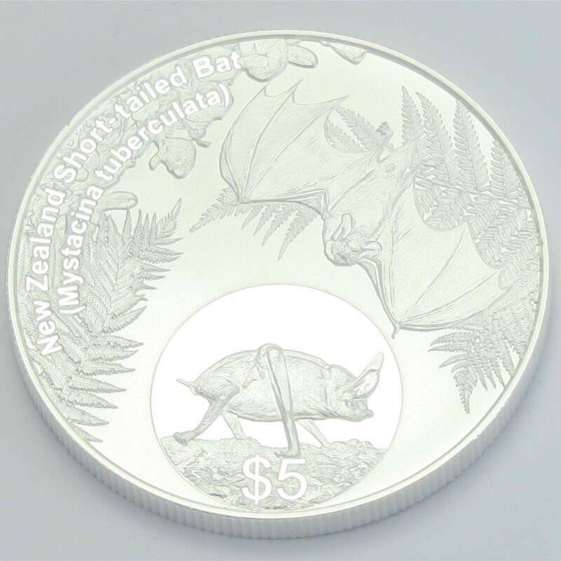 Short-Tailed Bat Silver 5 Dollar