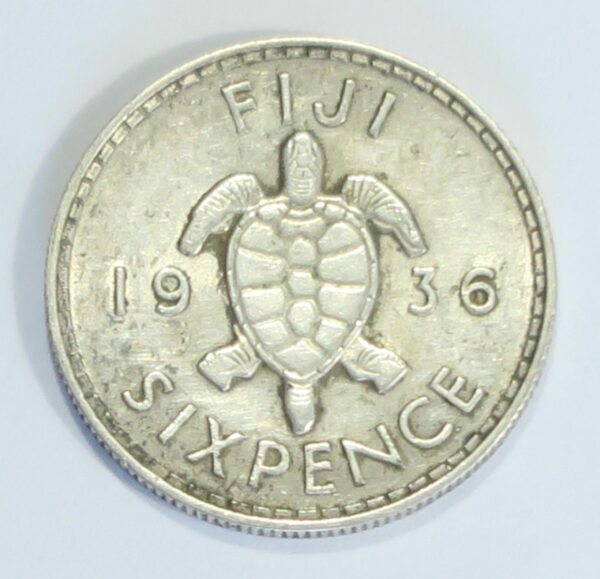 Fiji Sixpence 1936 EF