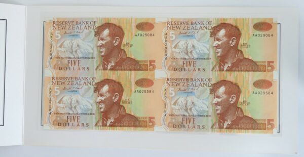 $10, Uncut Block of 4, 1992